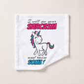 君の皮肉を見て少し怒らせよう バスタオルセット (ウォッシュタオル)