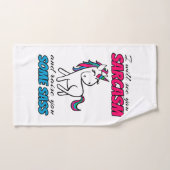 君の皮肉を見て少し怒らせよう バスタオルセット (ハンドタオル)