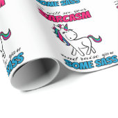 君の皮肉を見て少し怒らせよう ラッピングペーパー (ロールコーナー)