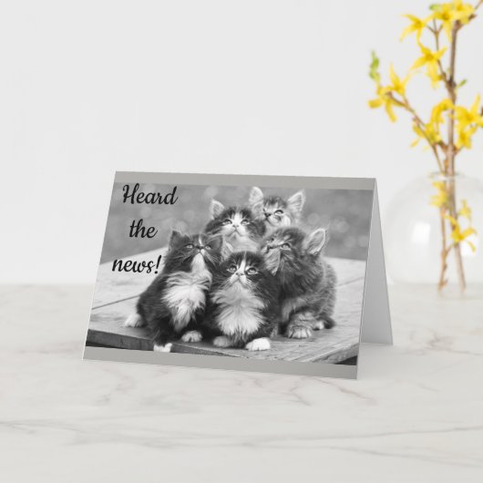 君の知らせを聞**16** カード (黄色い花)