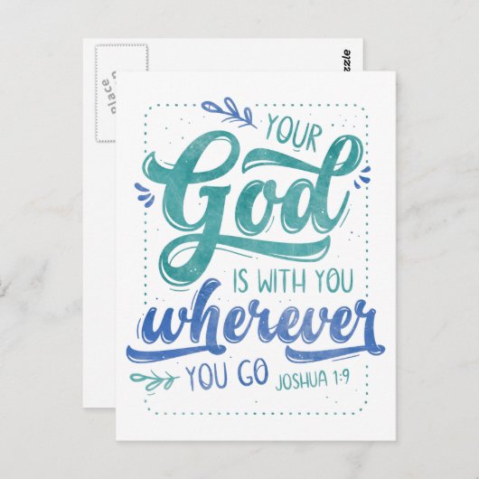 君の神はハガキと共にいる ポストカード (正面/裏面)