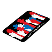 君の票は愛国心に問題がある マグネット (左側)