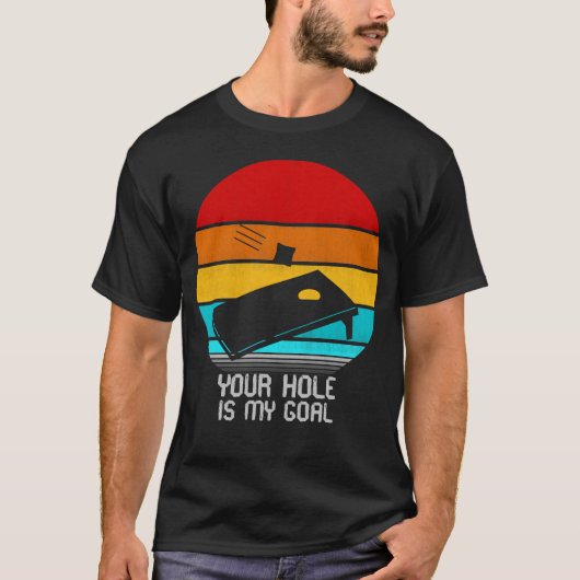 君の穴は僕のゴールだ Tシャツ (正面)
