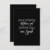 君の精力は君よりも先に話内に入る サンキューカード (正面/裏面)