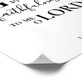 君の素晴らし信義はクリスチャンだモダンろう ポスター (角)