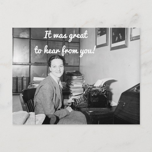 君の素晴らし葉書から聞いた ポストカード (正面)