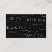 君の紹介感謝していには実に多くの 紹介カード (正面)