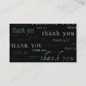 君の紹介感謝していには実に多くの 紹介カード (正面)