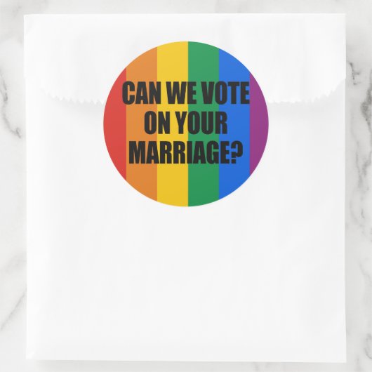 君の結婚に投票できるか? ラウンドシール (バッグ)