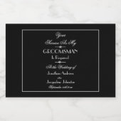 君の結婚提案は僕のグロムスマン・ミニになるだろう リキュールボトルラベル (シングルラベル)