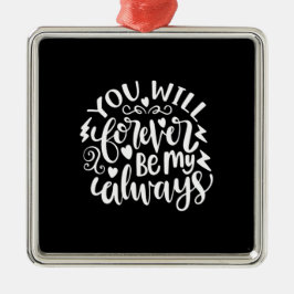 君の結婚贈り物はいつまでも僕のものだ メタルオーナメント