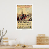 「君の義務」 ポスター (キッチン)