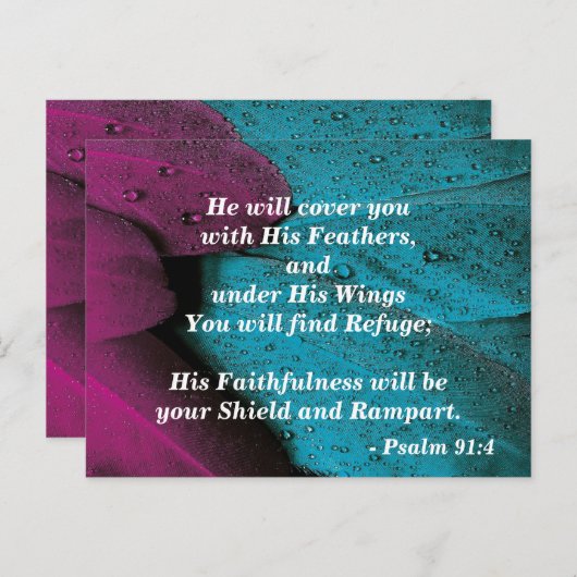 君の羽で僕を覆え ポストカード (正面/裏面)