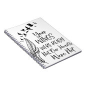 君の翼は準備ができていたが我々のハートは ノートブック (右側)