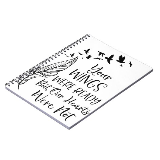 君の翼は準備ができていたが我々のハートは ノートブック (左側)