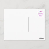 君の考えブラッドハウンド犬の挨拶はがき ポストカード (裏面)