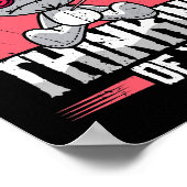 君の考えブードゥー人形Mのために可愛くて不気味な ポスター (角)