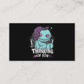 君の考えブードゥー人形Mのために可愛くて不気味な 名刺 (正面)