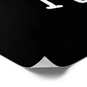 君の脳おもしろいを吸い込むダークブルーノ ポスター (角)