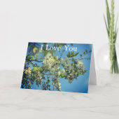 君の花が好きだパーソナライズされた カード (正面)