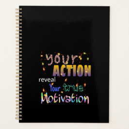 君の行動は動機を明らかにする プランナー手帳