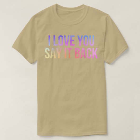 君の言い返しが好きだ Tシャツ (デザイン正面)