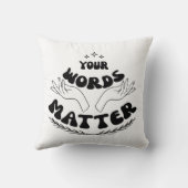 君の言うことは発汗に関することだ クッション (裏面)