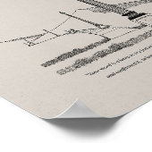 君の言葉は私の足にはランプで道に明るい ポスター (角)