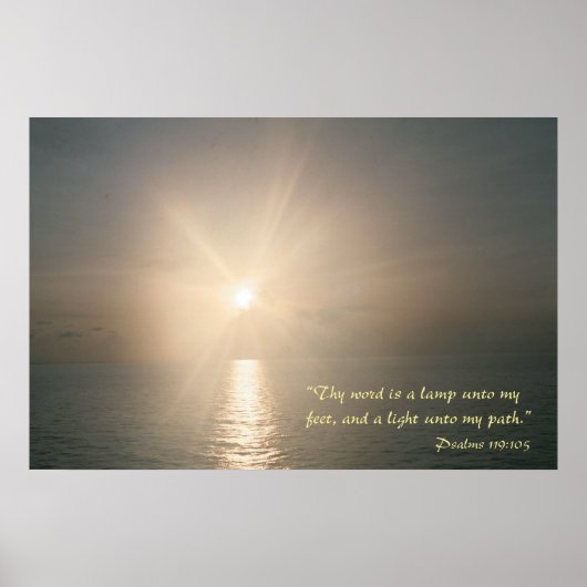 君の言葉は私の足のランプだ（バリエーション3） ポスター (正面)