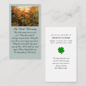 君の記念のカードを取りに来た 名刺 (正面/裏面)