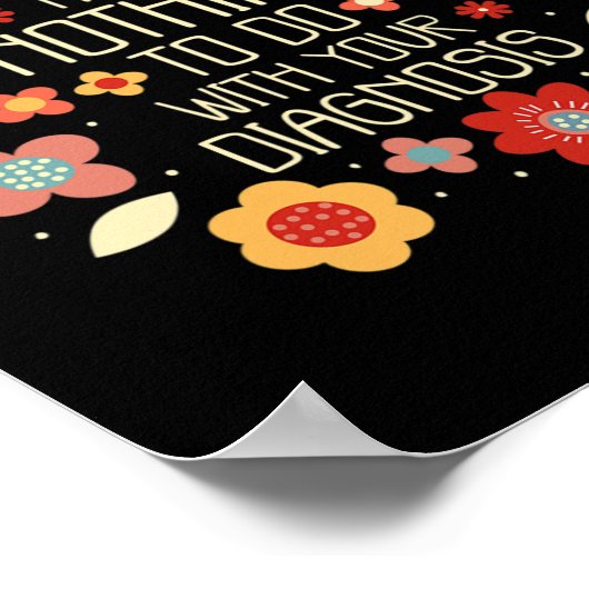 君の診断には何の関係もない ポスター (角)