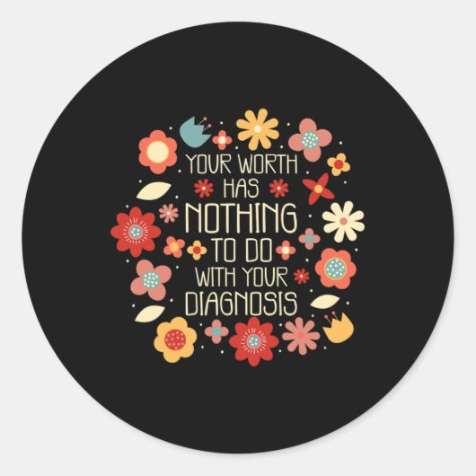 君の診断には何の関係もない ラウンドシール (正面)