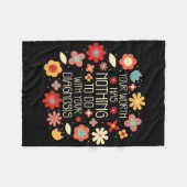 君の診断には君の価値は関係ない フリースブランケット (正面(横))