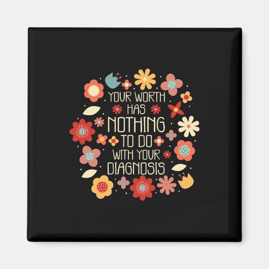 君の診断には君の価値は関係ない マグネット (正面)