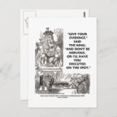 君の証与え拠は神経質なワンダーランドではない ポストカード (正面/裏面)