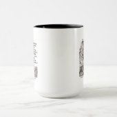 君の証与え拠は神経質なワンダーランドではない マグカップ (中央)