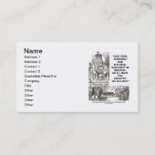 君の証与え拠は神経質なワンダーランドではない 名刺 (正面)