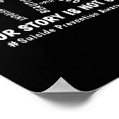 君の話を続けるのが精神衛生に関する自殺ではない ポスター (角)