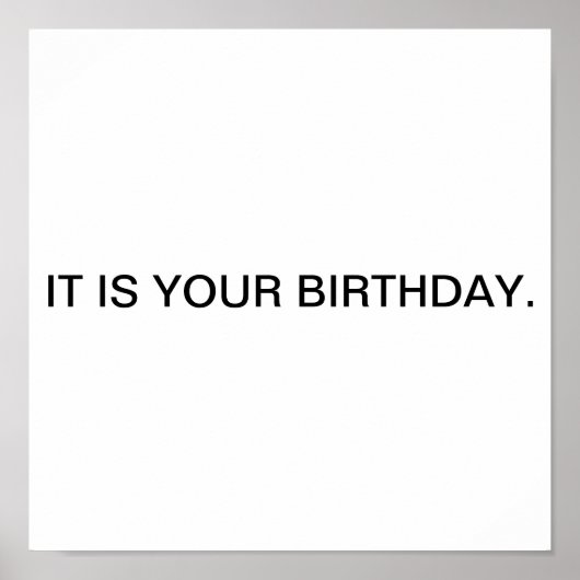 君の誕生日だ。 ポスター (正面)