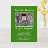 君の誕生日のア賛美イルランド人 カード (黄色い花)