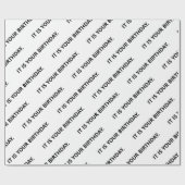 君の誕生日のオフィスだ ラッピングペーパー (フラット)