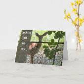 君の誕生日は僕にとって特別だ カード (黄色い花)