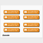 君の読腕が上がった 長方形シール (シート)