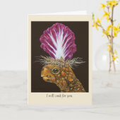君の調理師を亀に乗せて貰おう カード (黄色い花)
