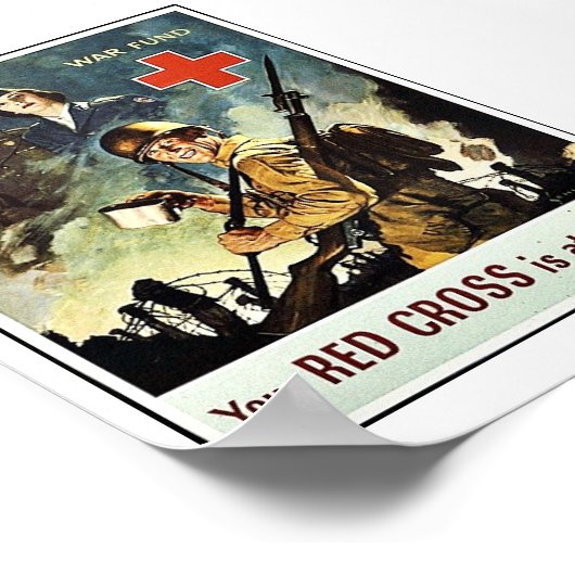 君の赤十字は彼の側だ ポスター (角)