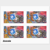 君の身代を教えて上げよう 長方形シール (シート)