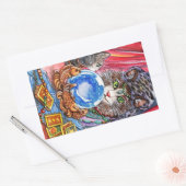 君の身代を教えて上げよう 長方形シール (封筒)