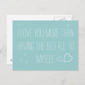 君の遠距離郵便恋しく思紙がもっと好きだ ポストカード (正面/裏面)