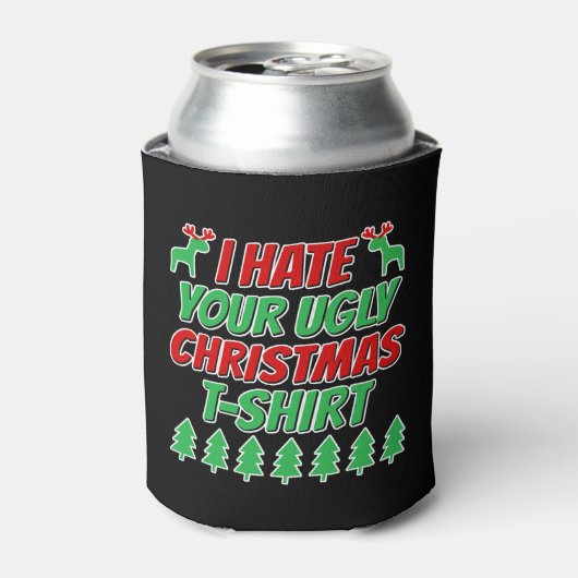 君の醜いクリスマスのTシャツは大嫌いだ 缶クーラー (缶正面)