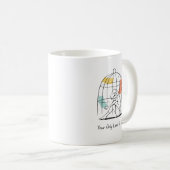 君の限界はマグだけだ コーヒーマグカップ (正面右)